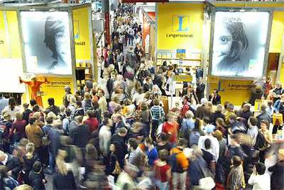 Una vista de la Feria del Libro de Francfort en 2005.