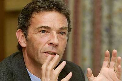 Jörg Haider, líder de la Alianza por el Futuro de Austria.