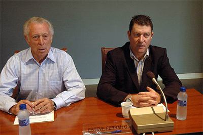 Ferran Ribera, alcalde de Salou (izquierda), y su hijo Ferran Gombau, concejal de Urbanismo.