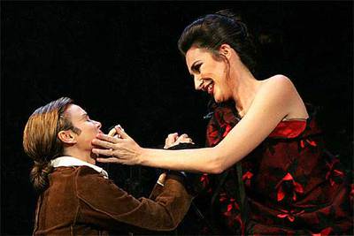 Una escena de  La clemenza di Tito,  en el Liceo.