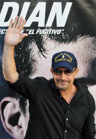 El actor estadounidense Kevin Costner, ayer en Madrid.