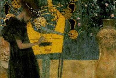  La música I,  de Gustav Klimt, una de las obras expuestas en la Fundación Juan March.