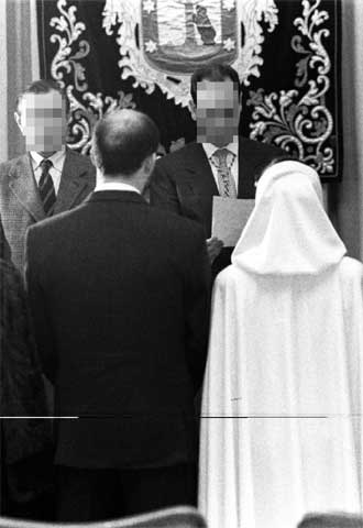 Una boda civil en los jardines de Cecilio Rodríguez (Madrid).