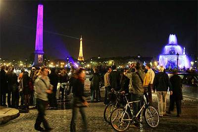 Colores para la noche en blanco