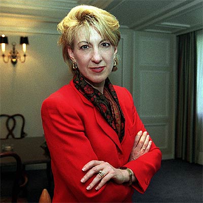 Carly Fiorina, durante una entrevista en octubre de 2000.