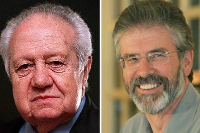 Mario Soares, Gerry Adams y Adolfo Pérez Esquivel.
