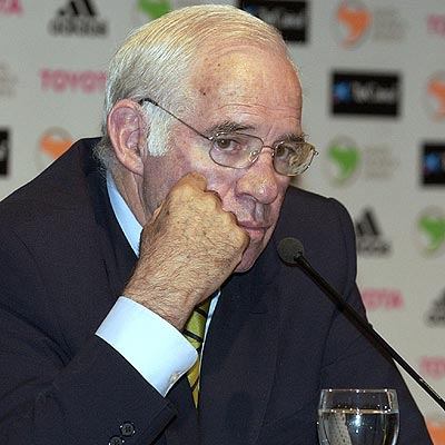 Luis Aragonés, ayer durante su conferencia de prensa.