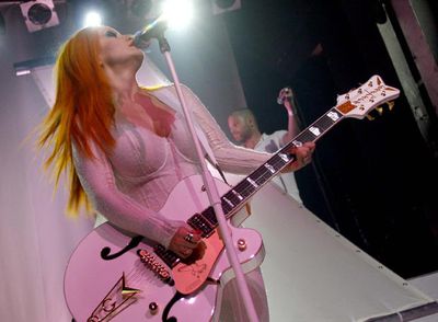 Alaska, anoche en la presentación de   El extraño viaje.