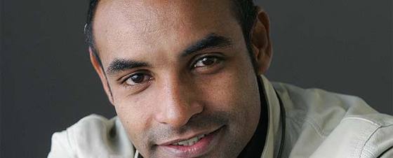 Emerson, en un momento de la entrevista