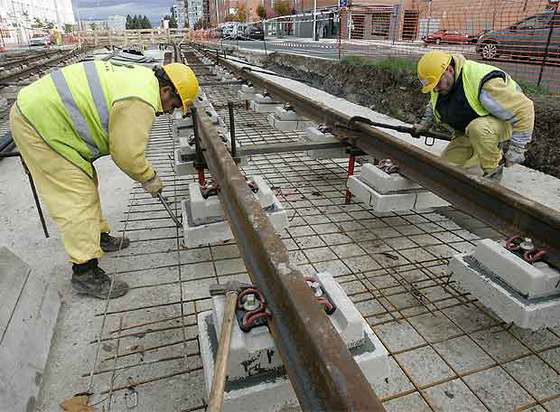 El camino del tranvía