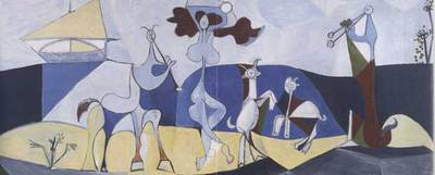  La joie de vivre , pintado por Pablo Picasso en 1946.