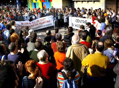 Acampada solidaria en favor de los &#39;sin techo&#39;