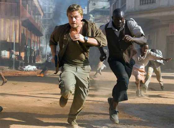 Leornardo Di Caprio, en una escena de la película  Diamantes sangrientos. 