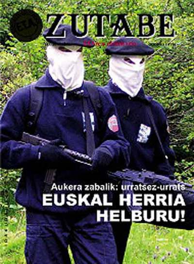 Portada del último  zutabe  (boletín interno) de ETA.