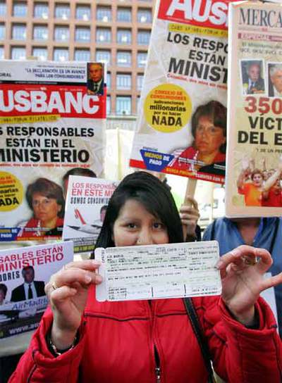 CONCENTRACIÓN DE AFECTADOS