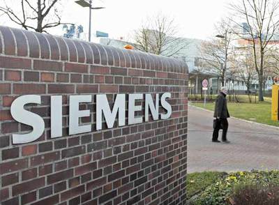 Entrada a las instalaciones de la empresa Siemens en Múnich (Alemania).