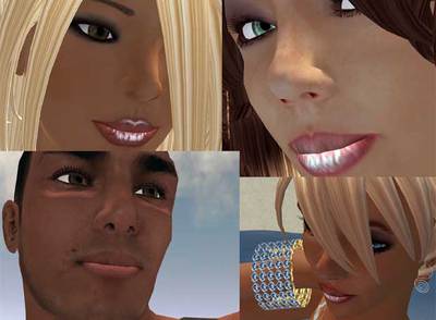 Los 13 avatares más bellos de  Seconf Life,  obra de Franco y Eva Mattes, que exponen en la galería Ars Virtua . 