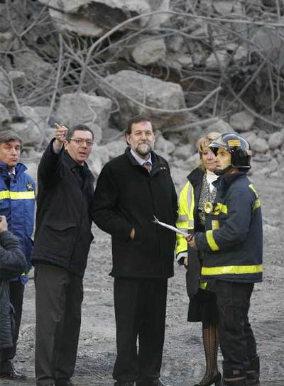 Visita a la zona del atentado