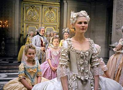 Kristen Dunst, en  María Antonieta. 