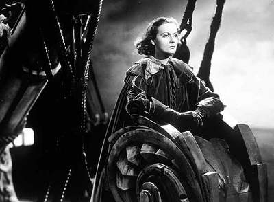 Greta Garbo, en una de las escenas más intensas de la película  La reina Cristina de Suecia , de Rouben Mamoulian.