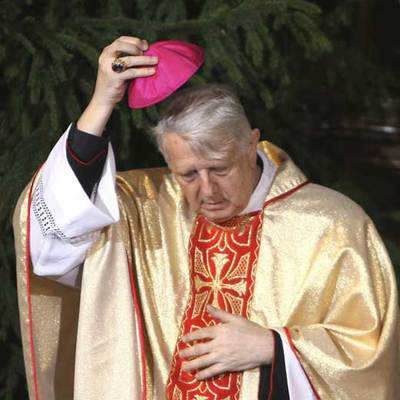 Stanislaw Wielgus, en la misa del domingo en la catedral de Varsovia.