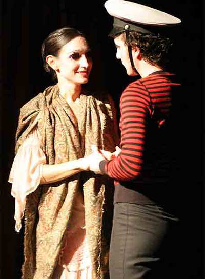 La cantante Nene, en el papel de 'Por los ojos de Raquel Meller'.