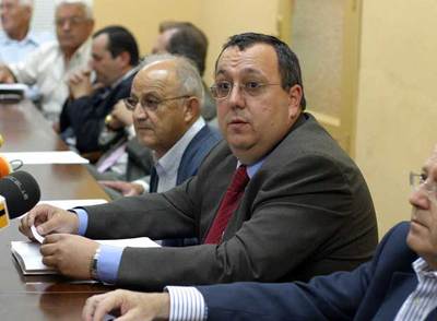 Andrés Martínez, presidente de la Junta de Usuarios del Vinalopó, que presentó el recurso.