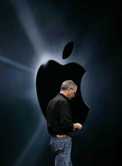 Steve Jobs, durante la presentación del iPhone.