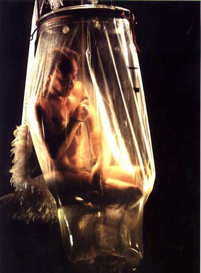 Una escena de  Fausto Versión 3.0 , de La Fura dels Baus.