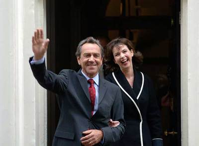 Imagen del telefilme  The trial of Tony Blair. 