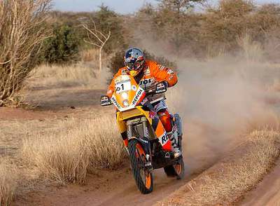 Marc Coma, durante la etapa del martes.