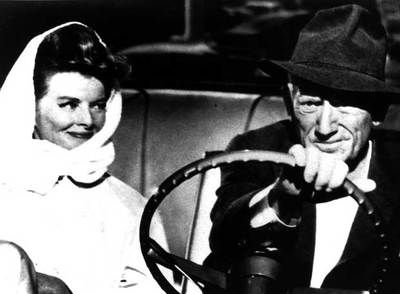 Katharine Hepburn y Spencer Tracy, en  Adivina quién viene esta noche. 