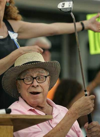 Art Buchwald, en agosto de 2006.