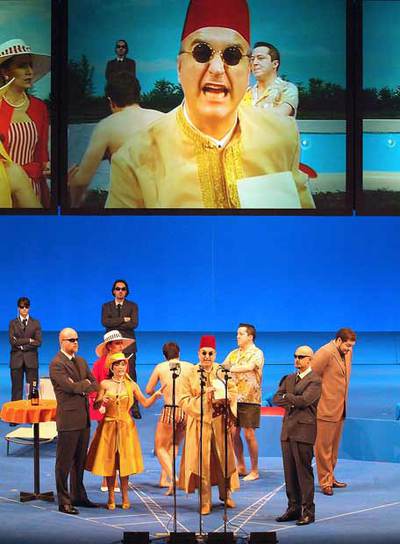 Escena de  La Pietra del paragone. 