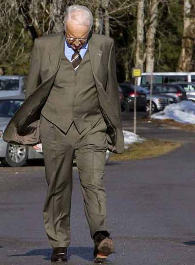 Edmund Stoiber, el miércoles en la localidad bávara de Wildbad Kreuth.