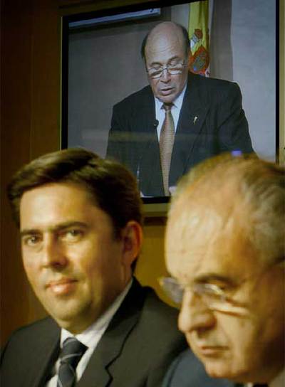 El consejero, Vicente Rambla, ayer tras el pleno del Consell.