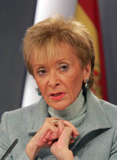 María Teresa Fernández de la Vega.