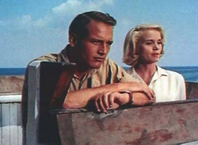 Paul Newman y Eva Marie Saint, en un fotograma de  Éxodo,  de Otto Preminger.