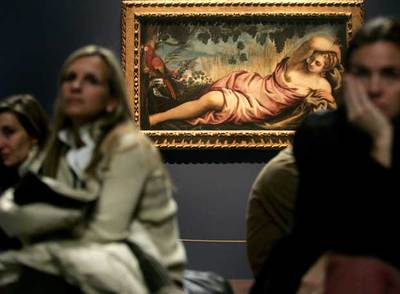  El verano  (1546), de Tintoretto, en el Museo del Prado.