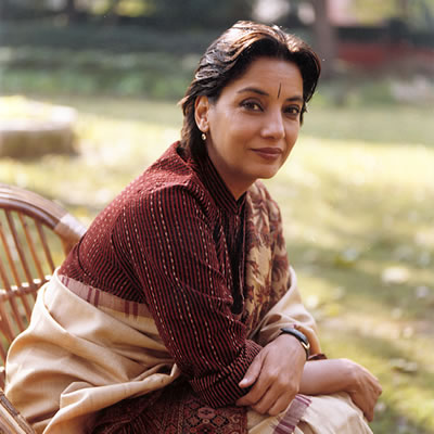 La actriz y reina de 'Bollywood' Shabana Azmi, de 56 años, está considerada una de las mujeres más influyentes del país.