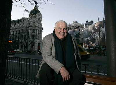 William J. R. Curtis, ayer en Madrid.