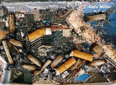 Una de las propuestas de la exposición  Cementimientos.  