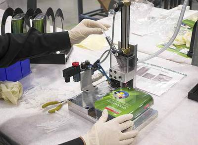 Cadena de montaje de Windows Vista en Dublín (Irlanda).