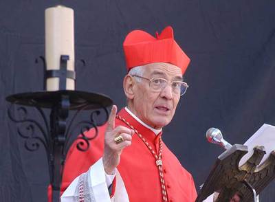 El cardenal Antonio María Javierre.