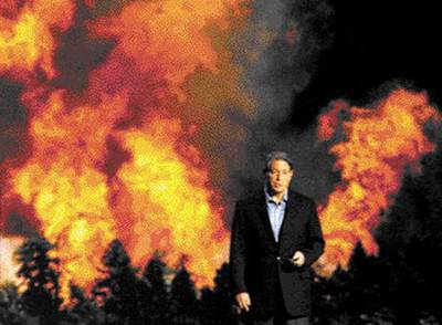 Al Gore, en una imagen del documental  Una verdad incómoda. 