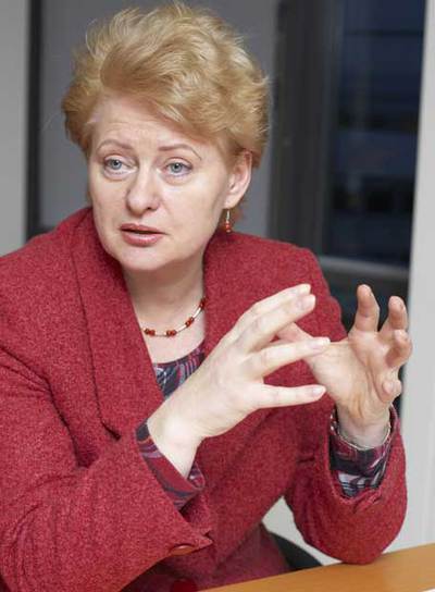 Dalia Grybauskaitè.