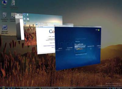 Los programas se despliegan en iconos diagonales en el nuevo Vista.