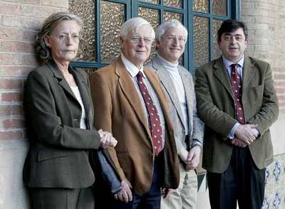 De izquierda a derecha, Margarita Puig, Gabor Racz, Marshal Devor y Ricardo Ruiz-López.