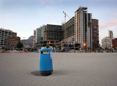 El hotel Atrium Beach, en obras.