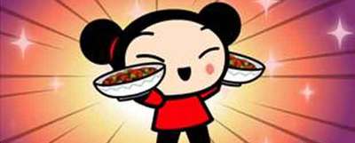 La niña protagonista de la serie coreana  Pucca. 
